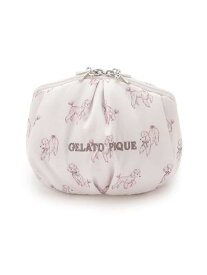 【SALE／30%OFF】プードル総柄ポーチ gelato pique ジェラートピケ 財布・ポーチ・ケース ポーチ ピンク【RBA_E】[Rakuten Fashion]