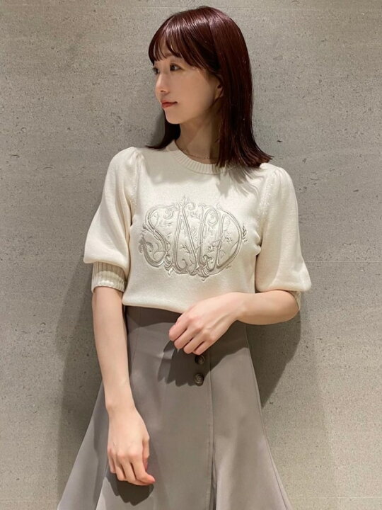 楽天市場】【SALE／50%OFF】Sustainableエンブロイダリーニット 