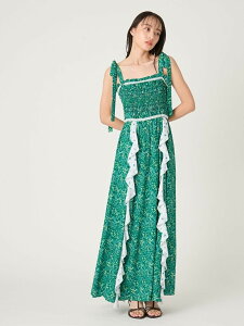 �yFRAY I.D MADE WITH LIBERTY FABRIC�z���b�t���L���~�\�[���h���X FRAY I.D �t���C �A�C�f�B�[ �����s�[�X�E�h���X �����s�[�X �u���b�N �O���[���y���������z[Rakuten Fashion]