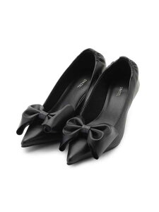 �ySALE�^50%OFF�z���{���E�F�b�W�p���v�X SNIDEL �X�i�C�f�� �V���[�Y�E�C �p���v�X �s���N �u���b�N�yRBA_E�z�y���������z[Rakuten Fashion]