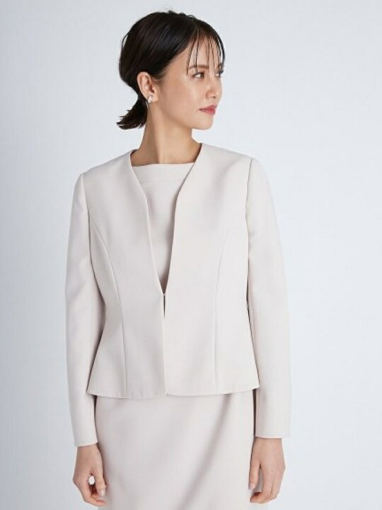楽天市場】【SALE／50%OFF】ノーカラーペプラムジャケット CELFORD  