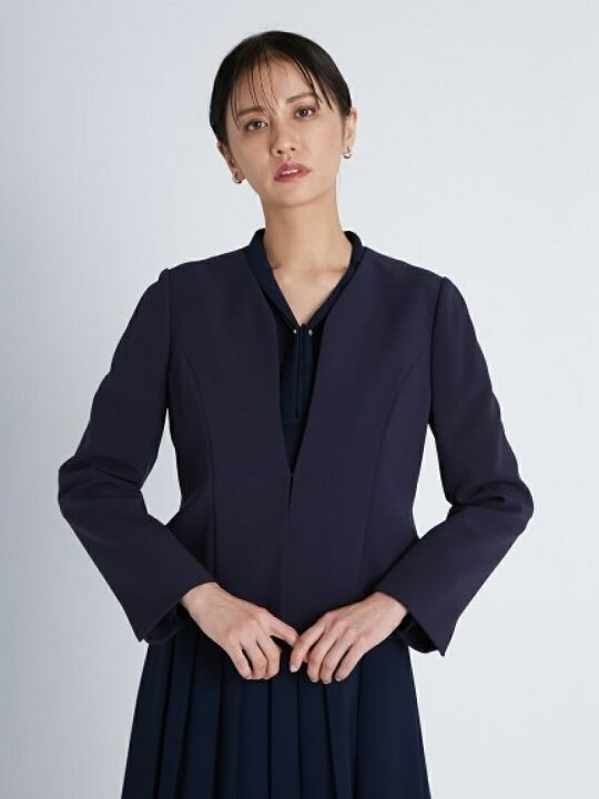 楽天市場】【SALE／50%OFF】ノーカラーペプラムジャケット CELFORD 