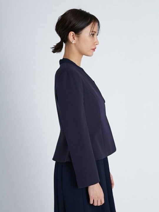 楽天市場】【SALE／50%OFF】ノーカラーペプラムジャケット CELFORD 
