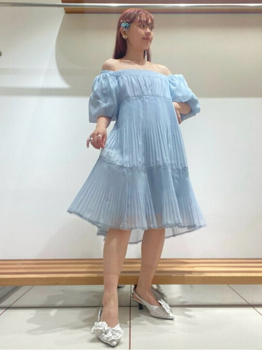 楽天市場】【SALE／50%OFF】ティアードプリーツミニドレス FURFUR 