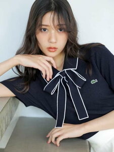 LACOSTE/�{�E�^�C�|���j�b�g�v���I�[�o�[ SNIDEL �X�i�C�f�� �g�b�v�X �j�b�g �l�C�r�[ �C�G���[ �z���C�g�y���������z[Rakuten Fashion]