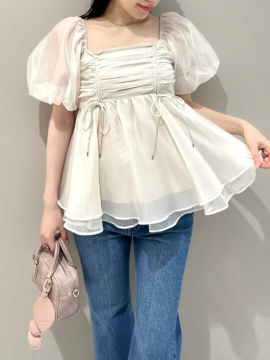 楽天市場】【SALE／50%OFF】シアーチュニックブラウス SNIDEL 
