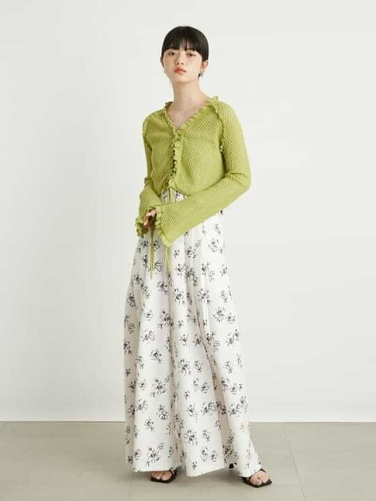 楽天市場】【SALE／50%OFF】フラワープリントハイウエストパンツ LILY  