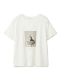 ネコTシャツ SNIDEL HOME スナイデルホーム トップス カットソー・Tシャツ ホワイト ピンク【送料無料】[Rakuten Fashion]