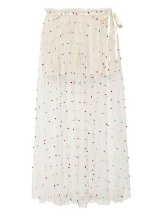 楽天市場】【SALE／40%OFF】パール付チュールスカート LILY BROWN  