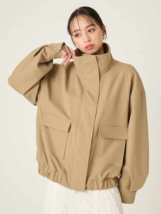 楽天市場】【SALE／50%OFF】スタンドカラーオーバーサイズブルゾン 