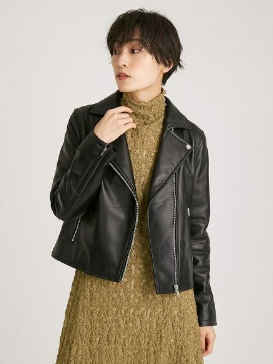 楽天市場】【SALE／40%OFF】レザーライダースジャケット FRAY I.D 