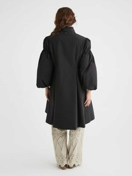 楽天市場】【SALE／40%OFF】中綿入りノーカラーフレアコート FURFUR 
