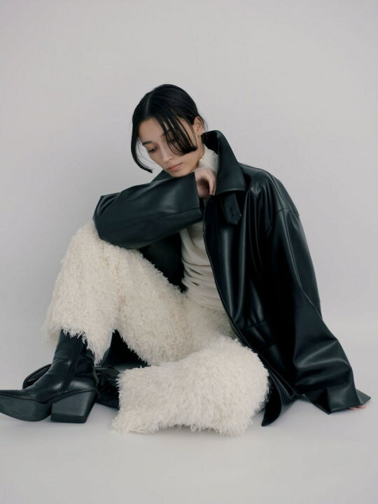 楽天市場】【SALE／50%OFF】フェイクレザーカバーオールJK MIESROHE 