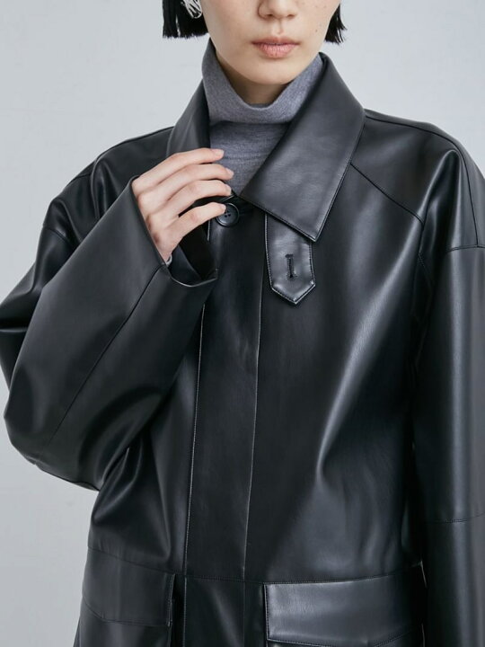 楽天市場】【SALE／50%OFF】フェイクレザーカバーオールJK MIESROHE 
