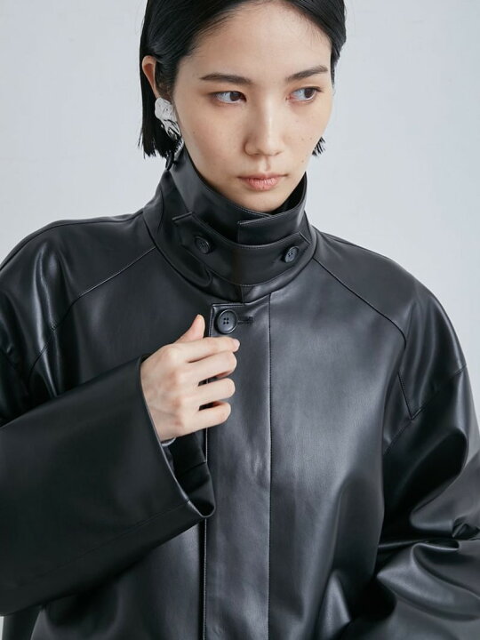 楽天市場】【SALE／50%OFF】フェイクレザーカバーオールJK MIESROHE 