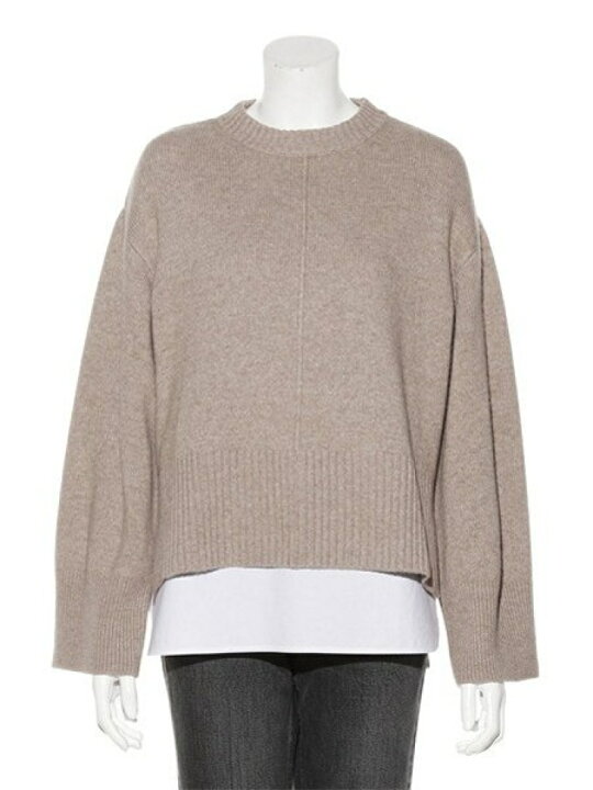 楽天市場】【SALE／60%OFF】シャツドッキングデザインニットPO Mila  