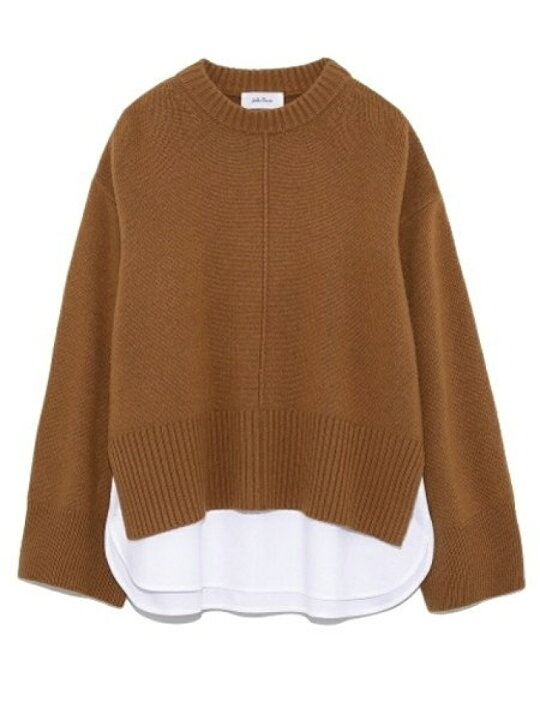 楽天市場】【SALE／60%OFF】シャツドッキングデザインニットPO Mila  