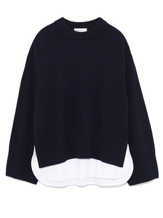 楽天市場】【SALE／60%OFF】シャツドッキングデザインニットPO Mila  