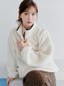 ハーフジッププルオーバー SNIDEL スナイデル トップス スウェット・トレーナー ホワイト グレー【送料無料】[Rakuten Fashion]