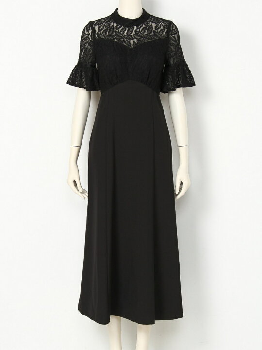 楽天市場】【SALE／40%OFF】レース切り替えロングワンピ LILY BROWN 