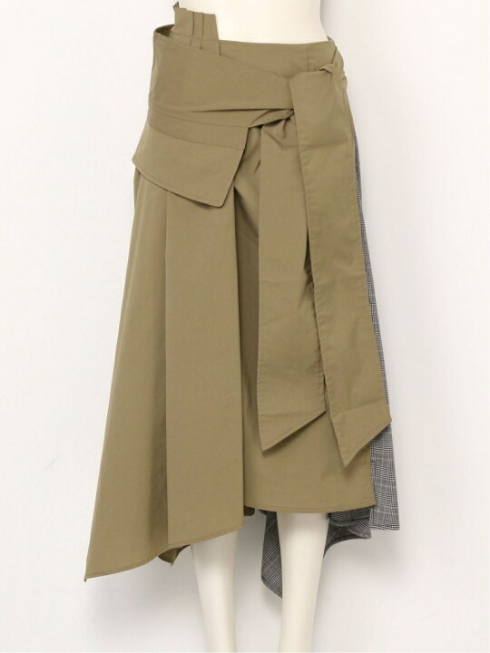 楽天市場】【SALE／70%OFF】タックアシメヘムスカート FRAY I.D フレイ  
