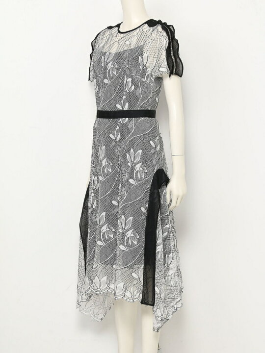 FRAY.I.D チュールレースフレアワンピース 