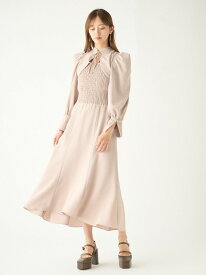 【SALE／50%OFF】【WEB限定】Sustainableデコルテオープンワンピース SNIDEL スナイデル ワンピース・ドレス ワンピース ホワイト ブルー ネイビー【RBA_E】【送料無料】[Rakuten Fashion]