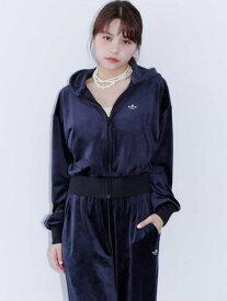 【adidas Originals】ESS TT/エッセンシャルズ トラックジャケット SNIDEL スナイデル ジャケット・アウター テーラードジャケット・ブレザー ピンク ブラック【送料無料】[Rakuten Fashion]