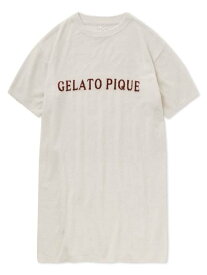 スムーズィーロゴジャガードワンピース gelato pique ジェラートピケ インナー・ルームウェア その他のインナー・ルームウェア ホワイト ネイビー【送料無料】[Rakuten Fashion]