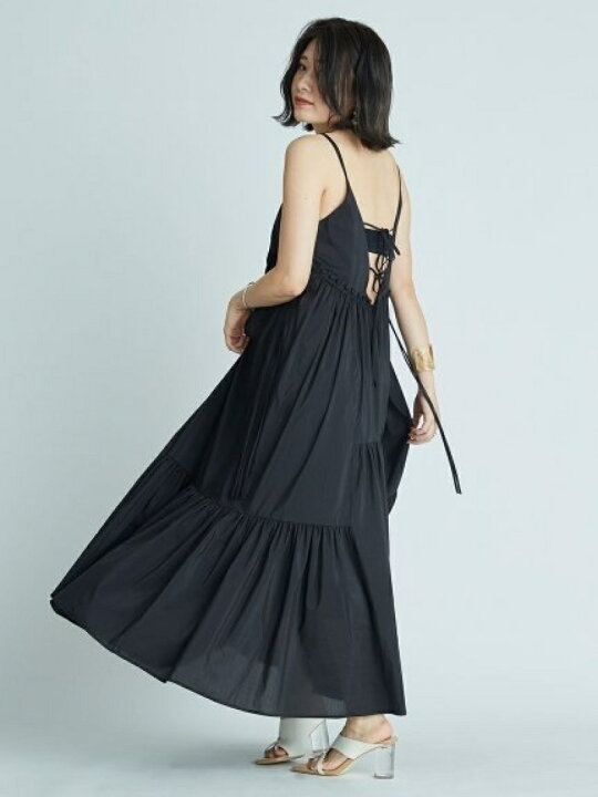 楽天市場】【SALE／50%OFF】バックシャンティアードキャミワンピース  