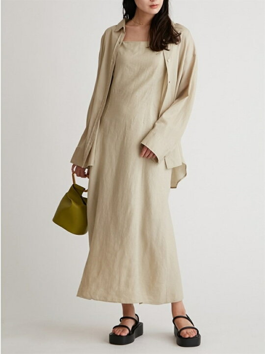 楽天市場】【SALE／50%OFF】フレンチリネンキャミワンピース Mila Owen  