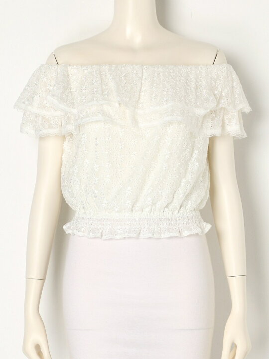 楽天市場】【SALE／48%OFF】フラワーオフショルトップス LILY BROWN 