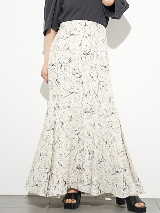 楽天市場 Sale 50 Off バリエーションマーメイドスカート Lily Brown リリーブラウン スカート ロングスカート ホワイト ブラック Rba E 送料無料 Rakuten Fashion Usagistore Usagionline公式ストア