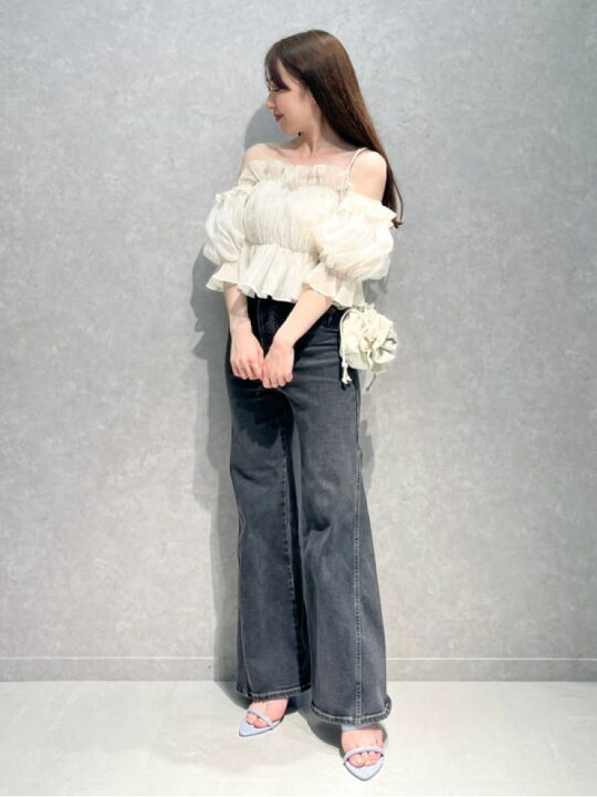 楽天市場】【SALE／30%OFF】Sustainableギャザーオフショルブラウス 