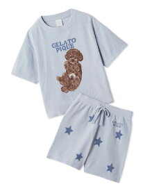 【SALE／30%OFF】【JUNIOR】ドッグジャガードプルオーバー&ショートパンツセット gelato pique ジェラートピケ トップス その他のトップス【RBA_E】【送料無料】[Rakuten Fashion]