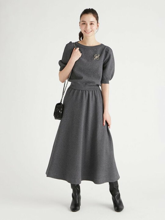 楽天市場】【SALE／50%OFF】ブローチ付きニットセットアップ CELFORD 