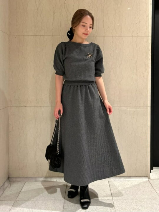 楽天市場】【SALE／50%OFF】ブローチ付きニットセットアップ CELFORD 