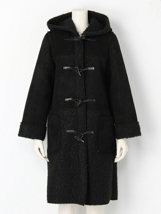 楽天市場】【SALE／45%OFF】ムートンボアダッフルコート Mila Owen 