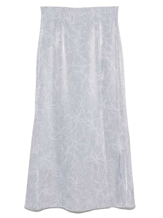 楽天市場】【SALE／50%OFF】ラインフラワーナロースカート SNIDEL  