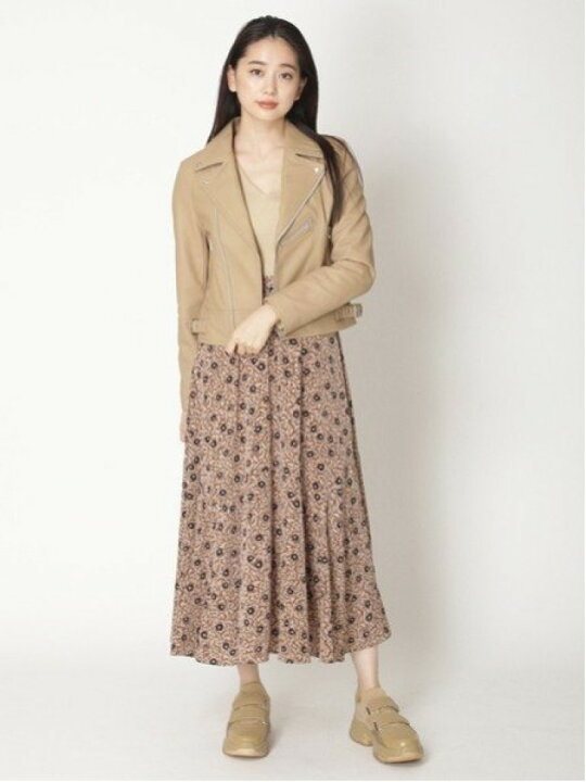 楽天市場】【SALE／45%OFF】サテンプリントヘムスカート SNIDEL  
