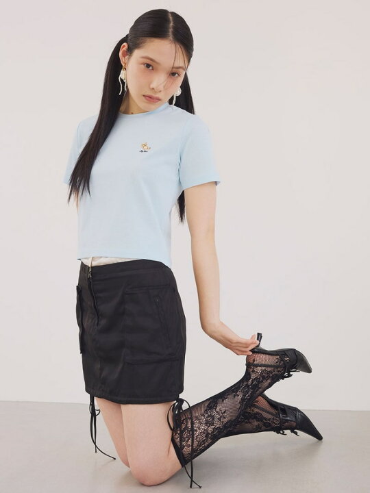 楽天市場】【SALE／50%OFF】サテンドッキングカーゴミニスカート LILY 