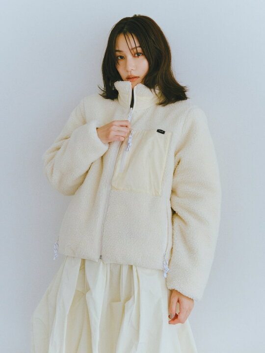 楽天市場】【SALE／40%OFF】【emmi×TAION】リバーシブルボアダウン 