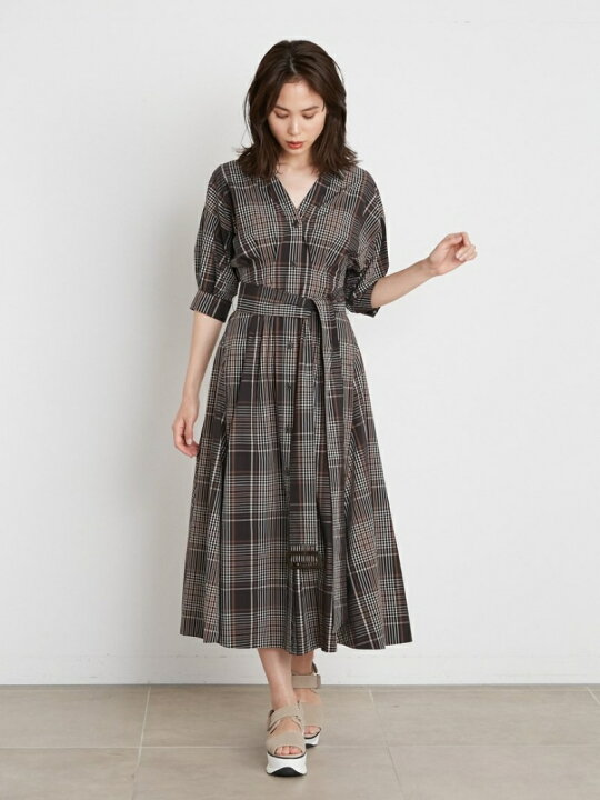 楽天市場 Sale 50 Off Online限定 コットンチェックシャツワンピース Snidel スナイデル ワンピース ロングワンピース マキシ ワンピース ブラック ホワイト Rba E 送料無料 Rakuten Fashion Usagistore Usagionline公式ストア