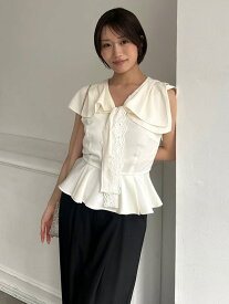 セーラーカラーブラウス SNIDEL スナイデル トップス シャツ・ブラウス ネイビー【送料無料】[Rakuten Fashion]