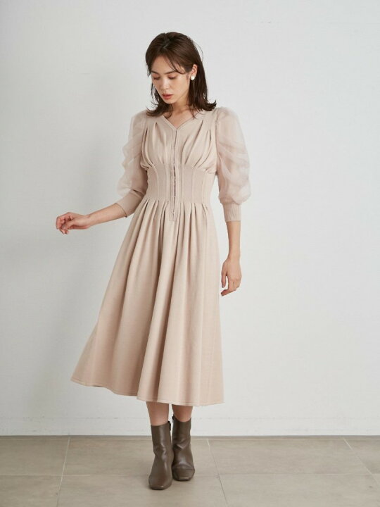 楽天市場 Sale 50 Off フロントホックシースルースリーブワンピース Snidel スナイデル ワンピース ロングワンピース マキシワンピース ブラック ブラウン ピンク Rba E 送料無料 Rakuten Fashion Usagistore Usagionline公式ストア