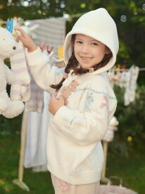 【SALE／30%OFF】【KIDS】エアリーモコウォッシングアニマルジャガードパーカ gelato pique ジェラートピケ トップス パーカー・フーディー ホワイト【RBA_E】【送料無料】[Rakuten Fashion]