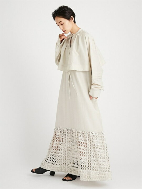 楽天市場】【SALE／50%OFF】シルクコットンレイヤードドレス styling  