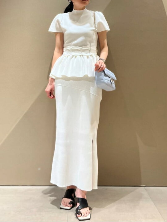 楽天市場】【SALE／30%OFF】キャップスリーブペプラムニット FRAY I.D  
