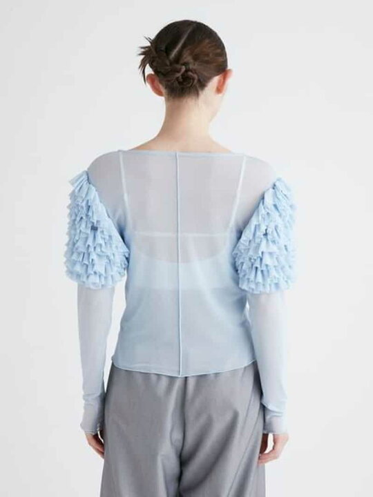 楽天市場】【SALE／40%OFF】袖フリルチュールカットソー FURFUR ファー 