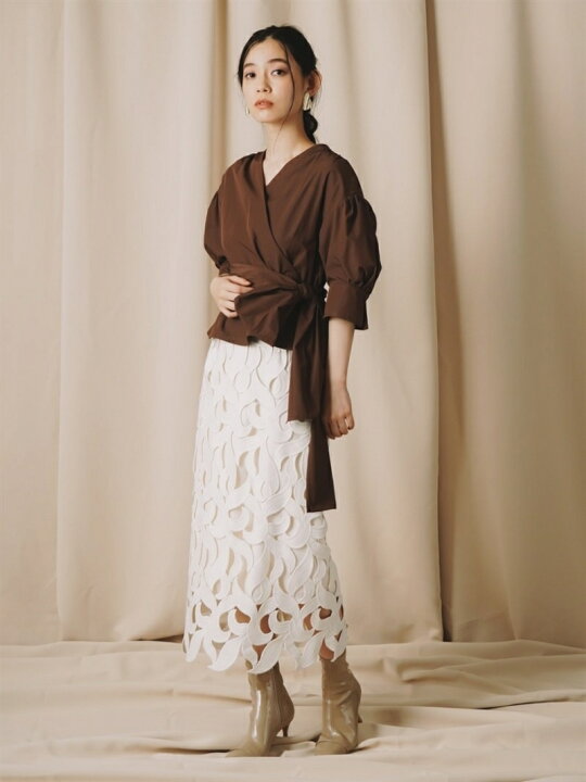 楽天市場】【SALE／60%OFF】リーフレーススカート CELFORD セル  